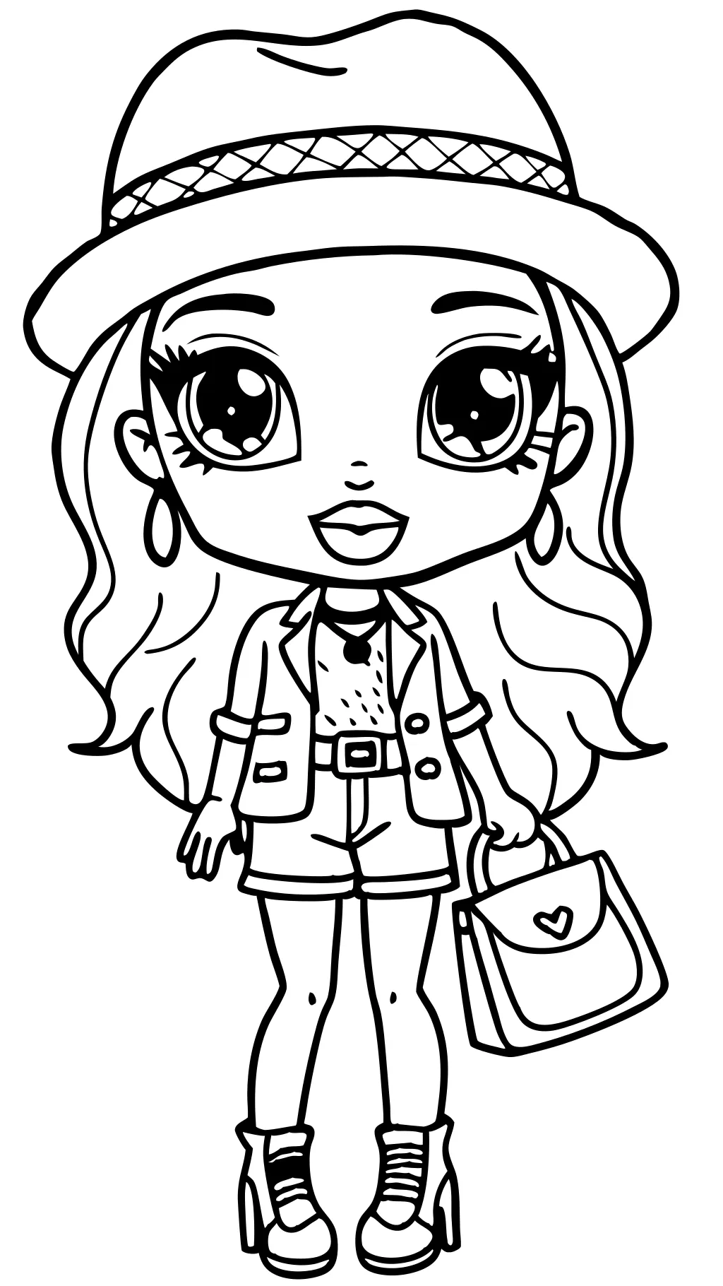 fashion bratz coloring pages